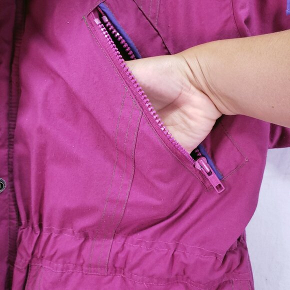 Vintage London Fog Thinsulate Multicolor Colorful Winter Ski Puffer Jacket Med - Picture 7 of 16